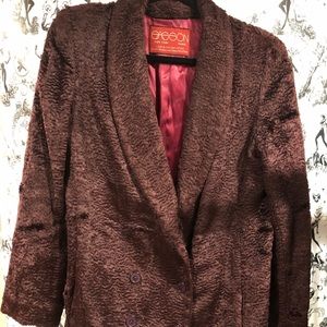 VINTAGE Sasson Persian Lamb Astrakahn FUR jacket